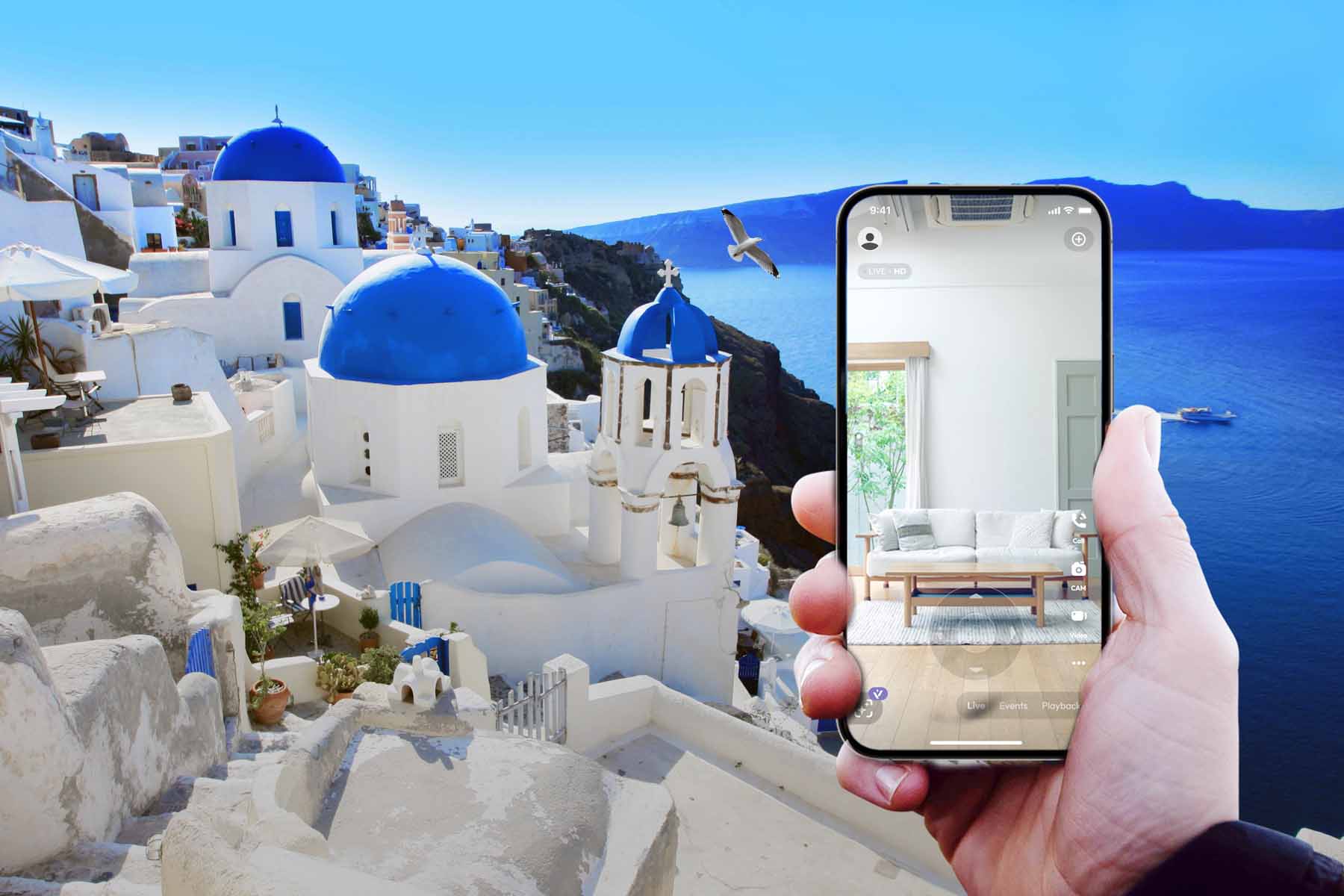 Image showcasing Home Security While Traveling | Remote Monitoring Systems